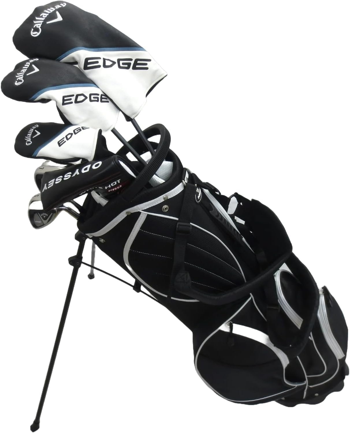 Mens Callaway Complete Golf Set – Clubs Driver, Fairway Wood, Hybrid, Irons, Putter Stand Bag Reg Flex