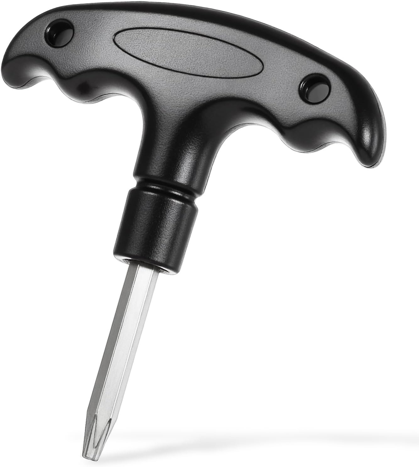 EupHHonycs Golf Wrench Tool Stainless Steel Adjustable Golf Driver with Plastic Handle Golfs Head Adjustment Tool for Club Driver Shaft Adapter Torque (Black)