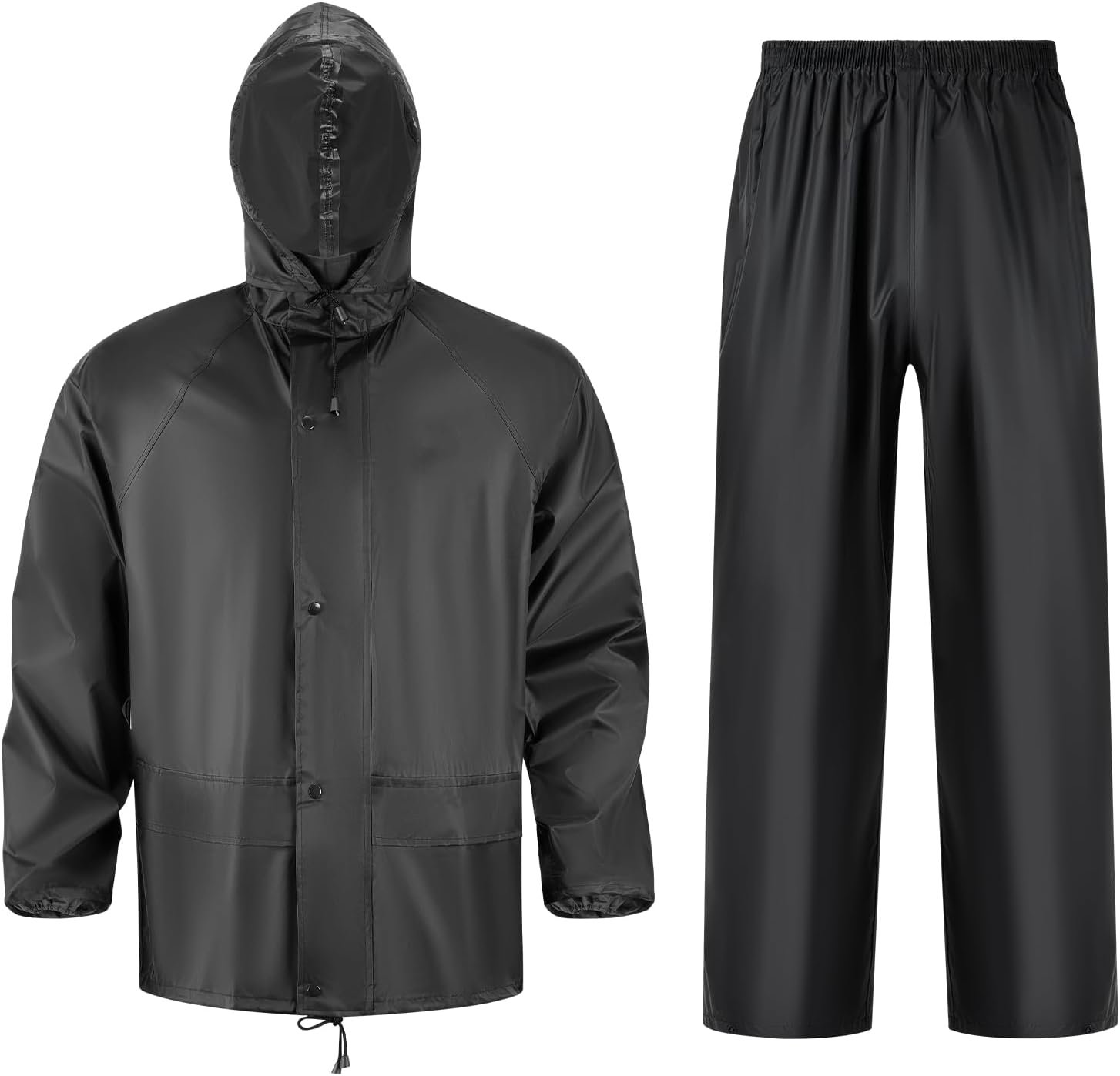 Men’s Lightweight Waterproof Rain Suit,2-Piece Jacket and Pants for Cycling Hiking Golf Rain Gear