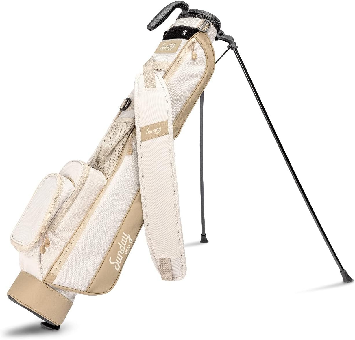 The Original Sunday Golf Loma Bag – Lightweight Golf Bag with Strap & Stand, Easy to Carry Pitch n Putt Stand Bag for Driving Range, Par 3 & Executive Courses, 31 Inches