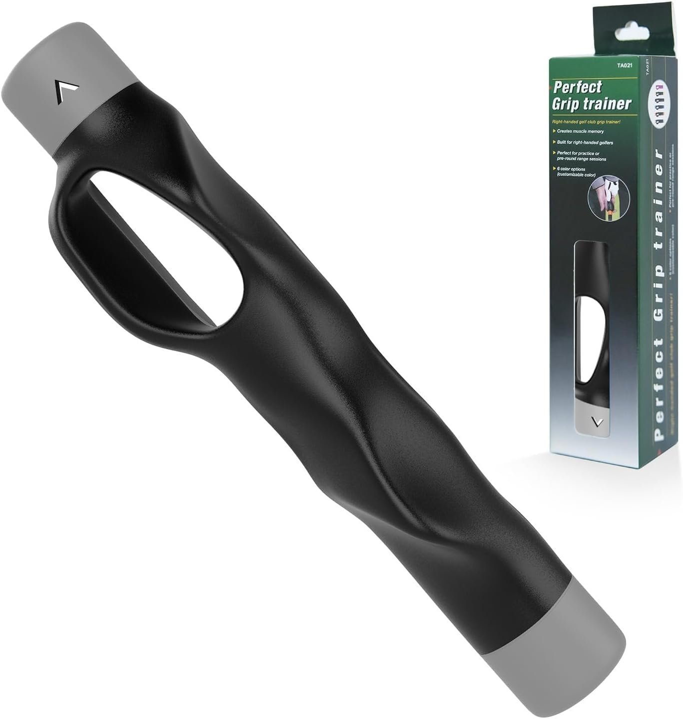 Golf Grip Trainer, Golf Training Aid, Golf Grip Kit, Golf Club Grips, Grip Trainer Golf Club to Help Train Correct Hand Position