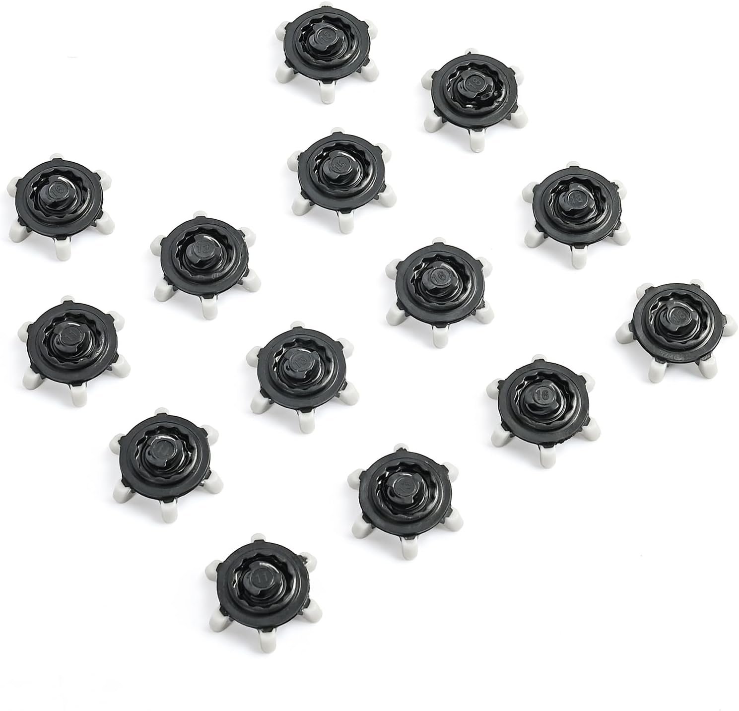 Spikes Replacement Kit for Golf Shoes 14 Pcs Anti Skid Fast Twist Studs Cleats Easy Replacement Great Gifting for Golfers and Athletes Durable High Performance Spikes