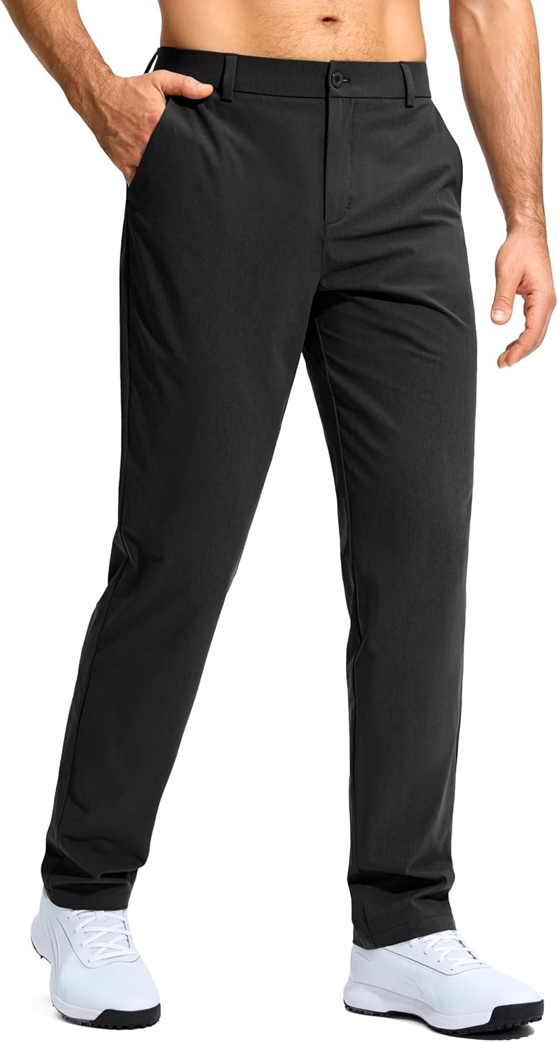G Gradual Mens Golf Pants Stretch Dress Casual Pants 30″/32″/34″ Lightweight Work Travel Slacks for Men with 4 Pockets