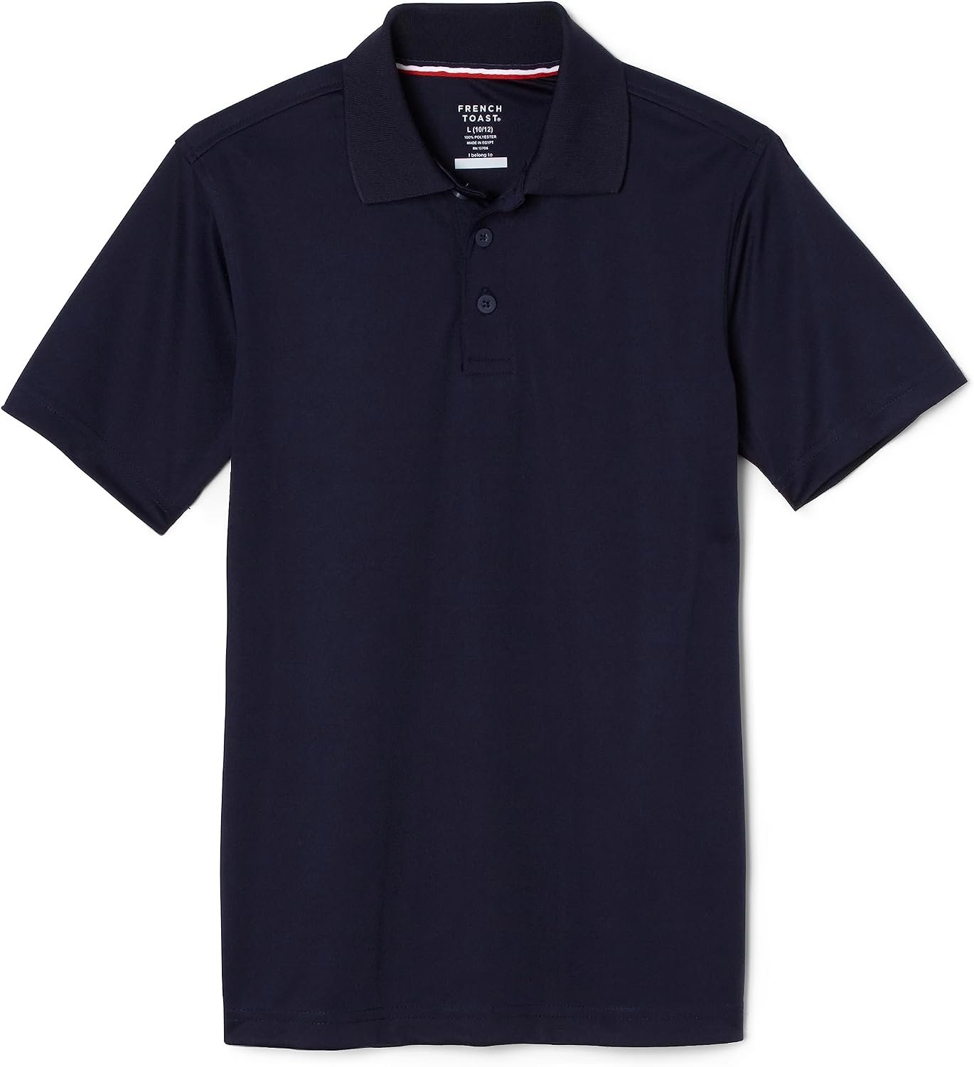 French Toast Young Men’s Moisture Wicking Performance Sport Polo Short Sleeve Shirt