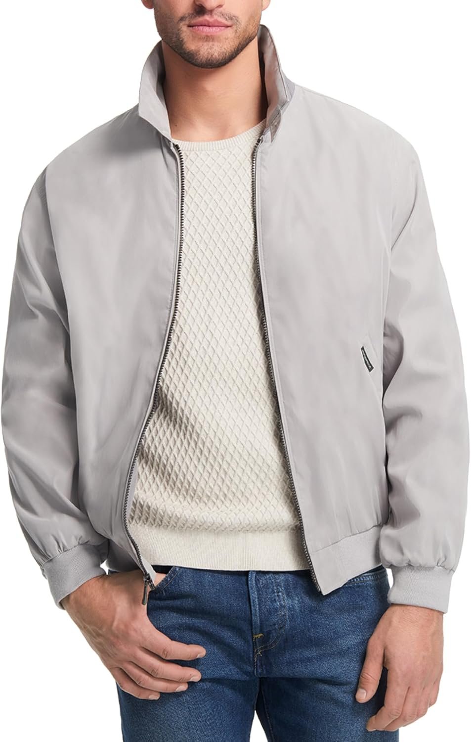 Weatherproof Men’s Golf Jacket – Lightweight Windbreaker, Water-Resistant Microfiber Shell, Perfect for Golf & Casual Wear