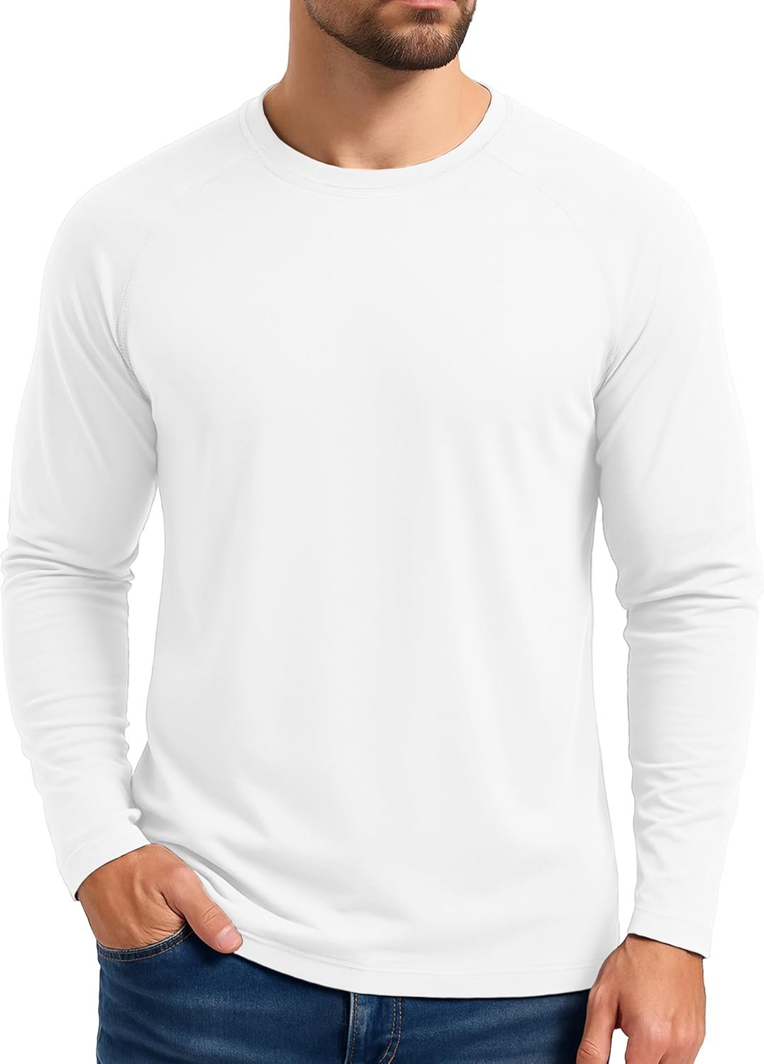 Boladeci Men’s Thermal Underwear Tops Fleece Lined Base Layer Long Sleeve Shirts for Cold Weather