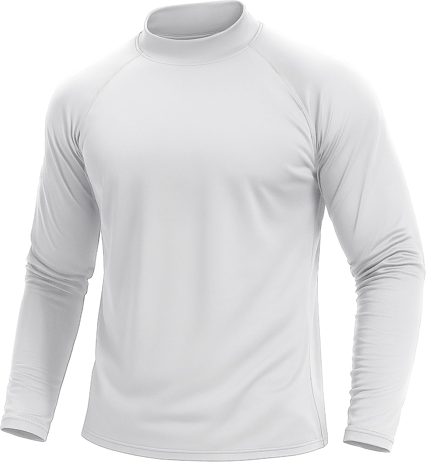 TACVASEN Mens Thermal Fleece Shirt Mock Turtle Neck Base Layer Long Sleeve Athletic Warm Undershirt Winter Running Tops