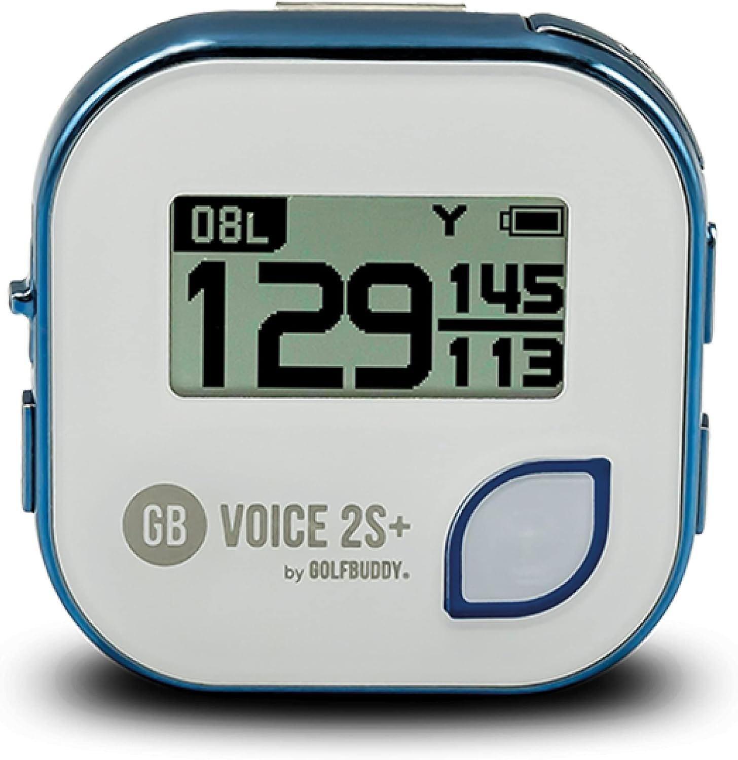 GolfBuddy Voice 2S+ Talking GPS Golf Rangefinder Black/Silver