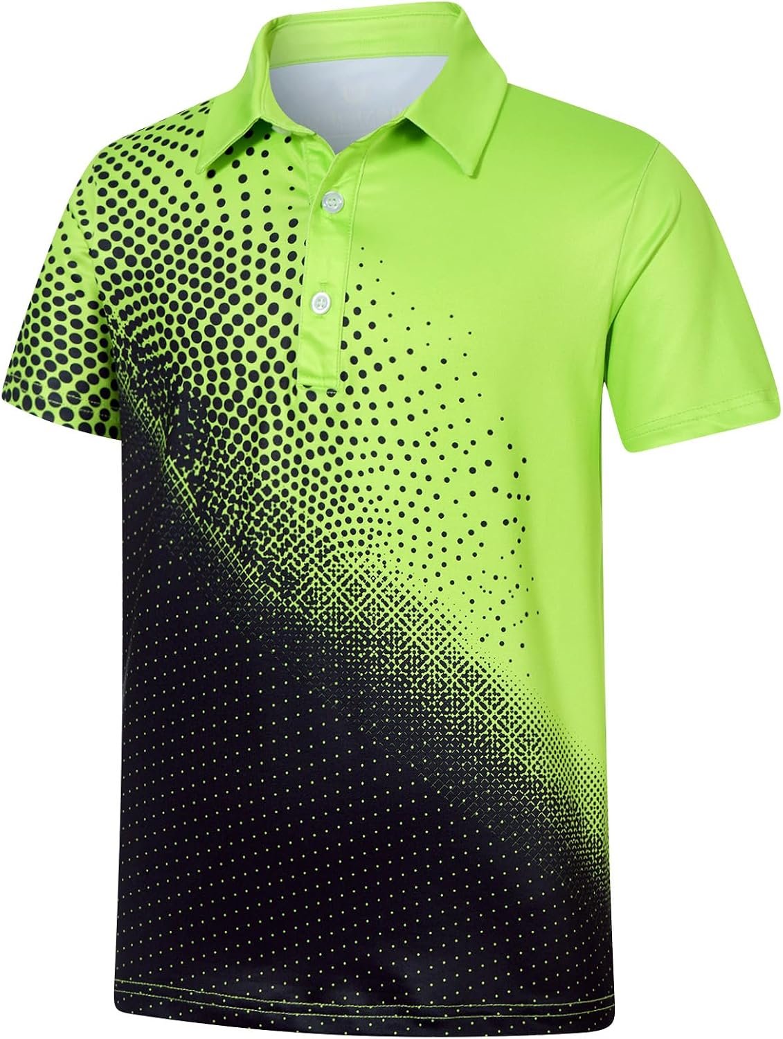 uideazone Boys Polo Shirts Dry Fit Performance Golf Short Sleeve Casual School Uniform Size 5-14