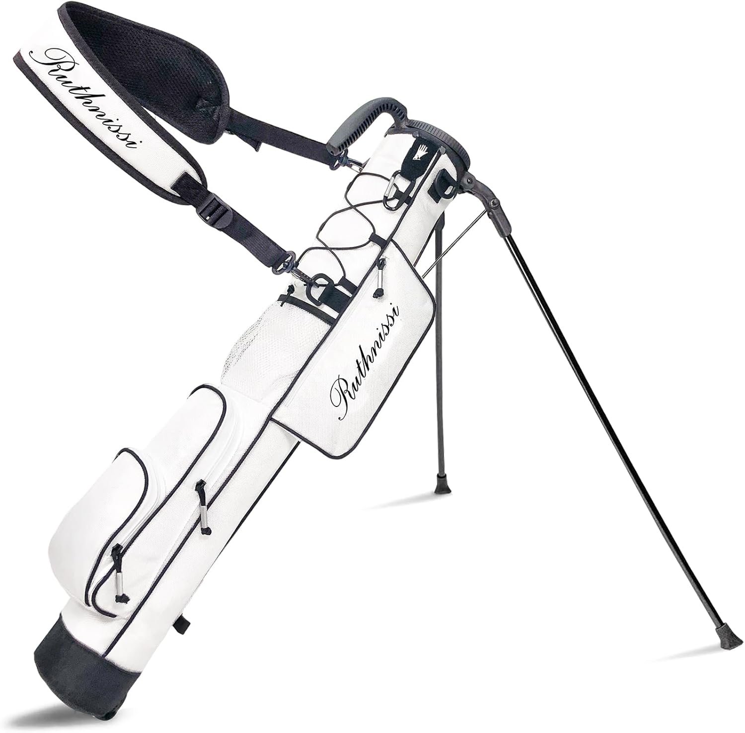 Golf Stand Bag, Lightweight Golf Easy Carry Bag with Padded Strap，Durable Pitch n Putt Golf Bag, Practice Ranger Sunday Golf Bag for Men&Women