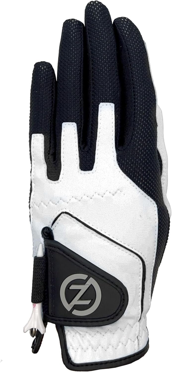 Zero Friction Compression-Fit Synthetic Golf Gloves, Universal Fit