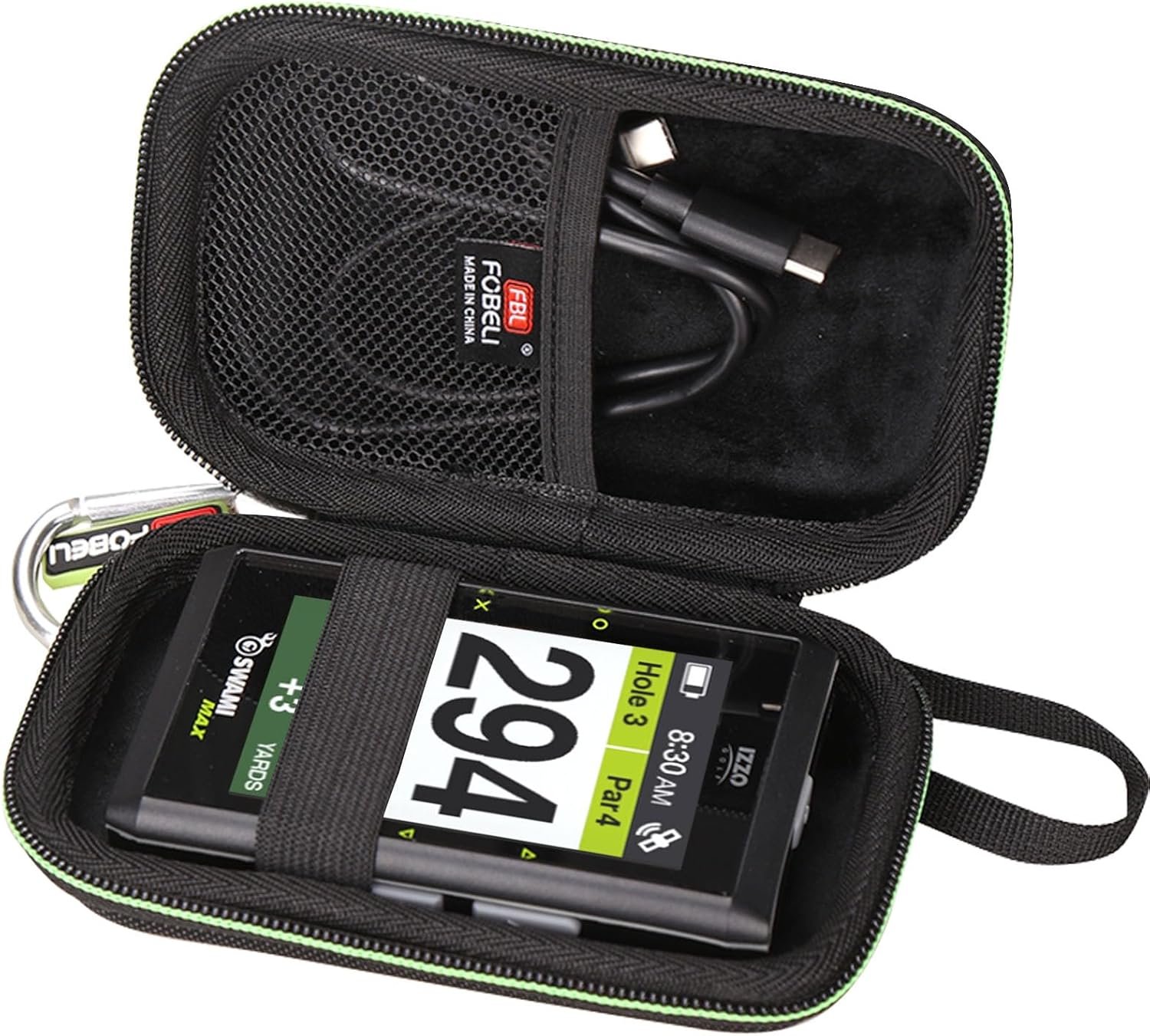 FBLFOBELI GPS Case for Izzo Golf Swami Max Handheld GPS Unit – Rangefinder Golf GPS (Case Only)