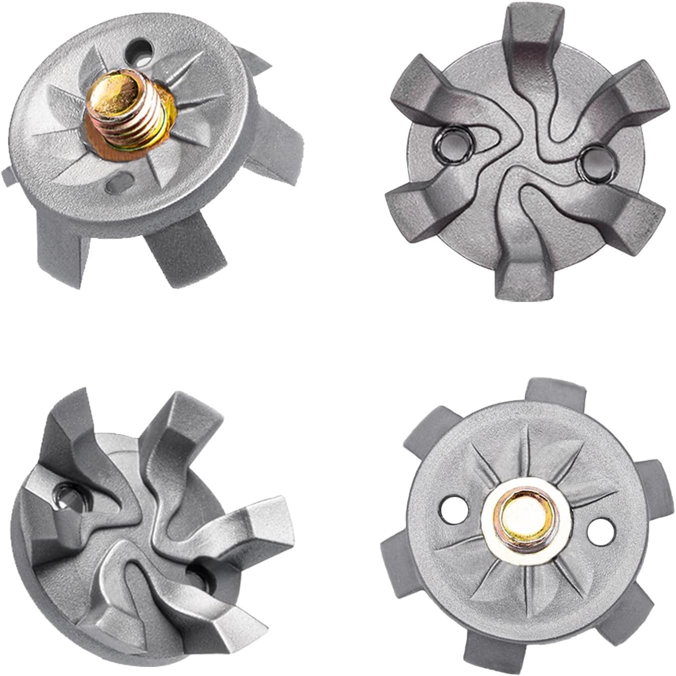 FENLERN Golf Shoe Spikes TPU Cleat Metal Thread Screw 6mm Dia