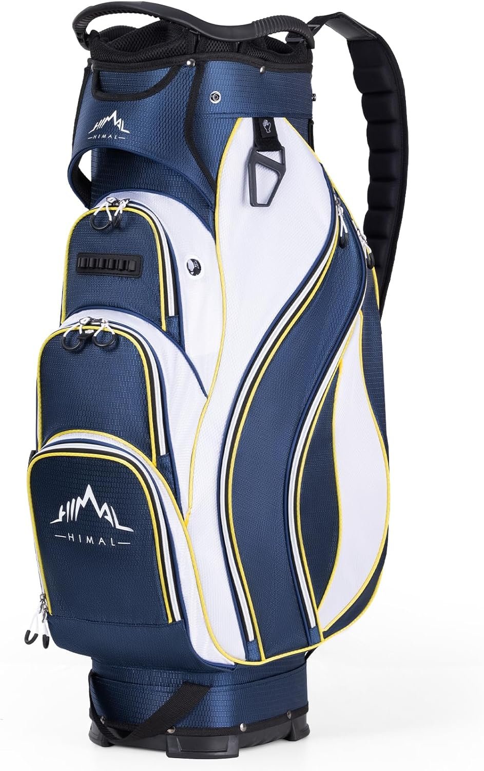 uniHimal Golf Cart Bag with 14-Way Divider Top, Ample Storage Space, Men’s Golf Bag with Handles and Umbrella Holder