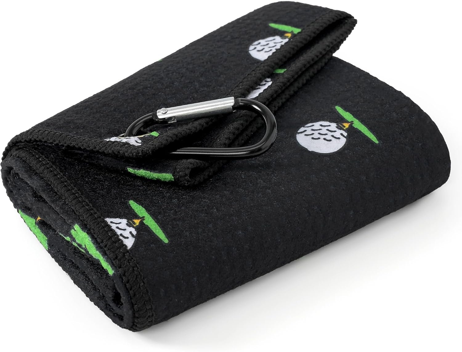 Mile High Life Golf Towel(16″x24″), Fun Prints Microfiber Towels, Waffle Fabric Large Golf Towel, with Heavy Duty Clip, Golf Bag Accessories for Men and Women