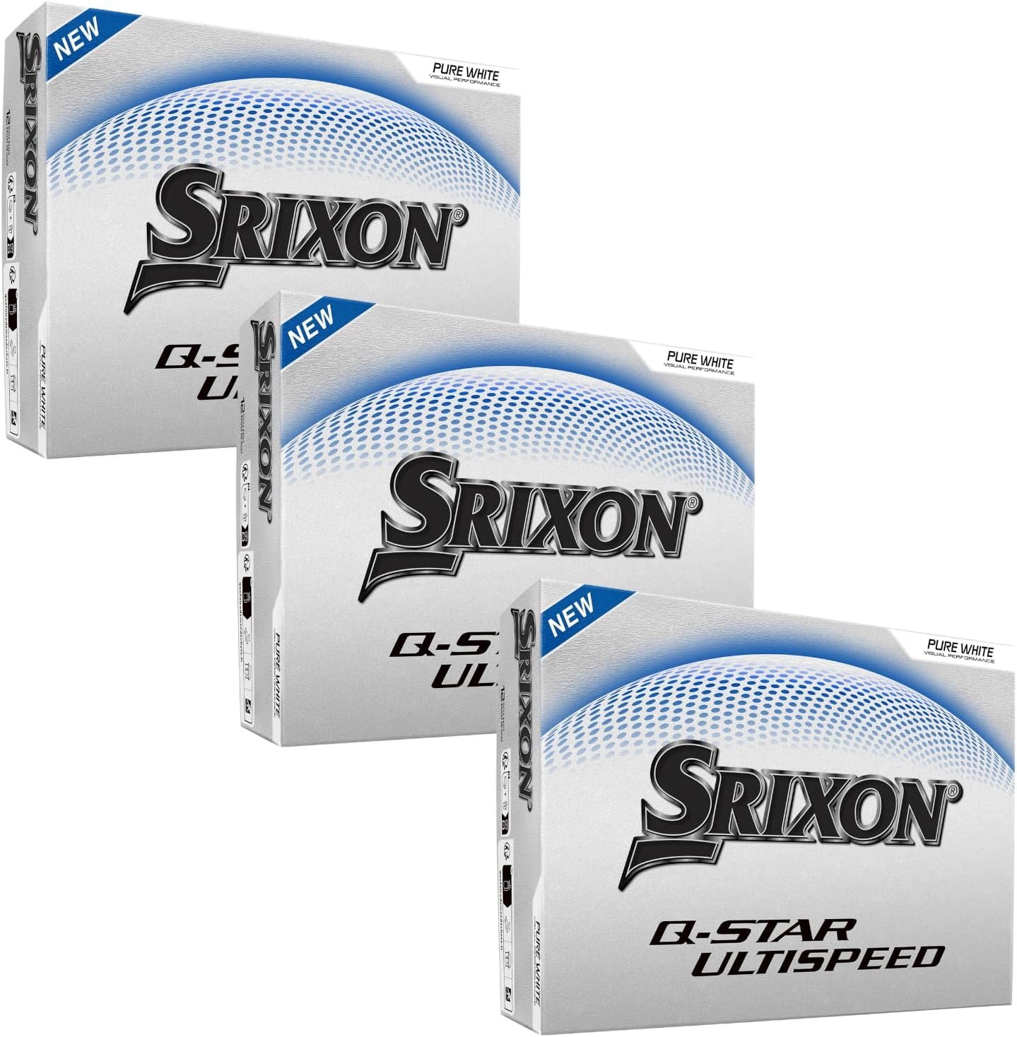 Srixon Q-Star Ultispeed Golf Balls, 36 Pack (White)