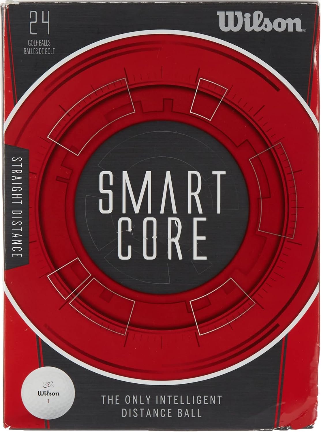 Wilson Smart Core Golf Ball – Pack of 24 (White)