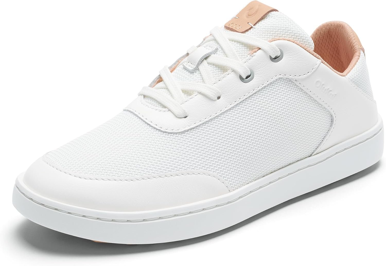 OLUKAI Kiahuna Women’s Waterproof Golf Shoes, Athletic Lace-Up Design with Drop-in Heel, Breathable Mesh, All-Day Performance & Support