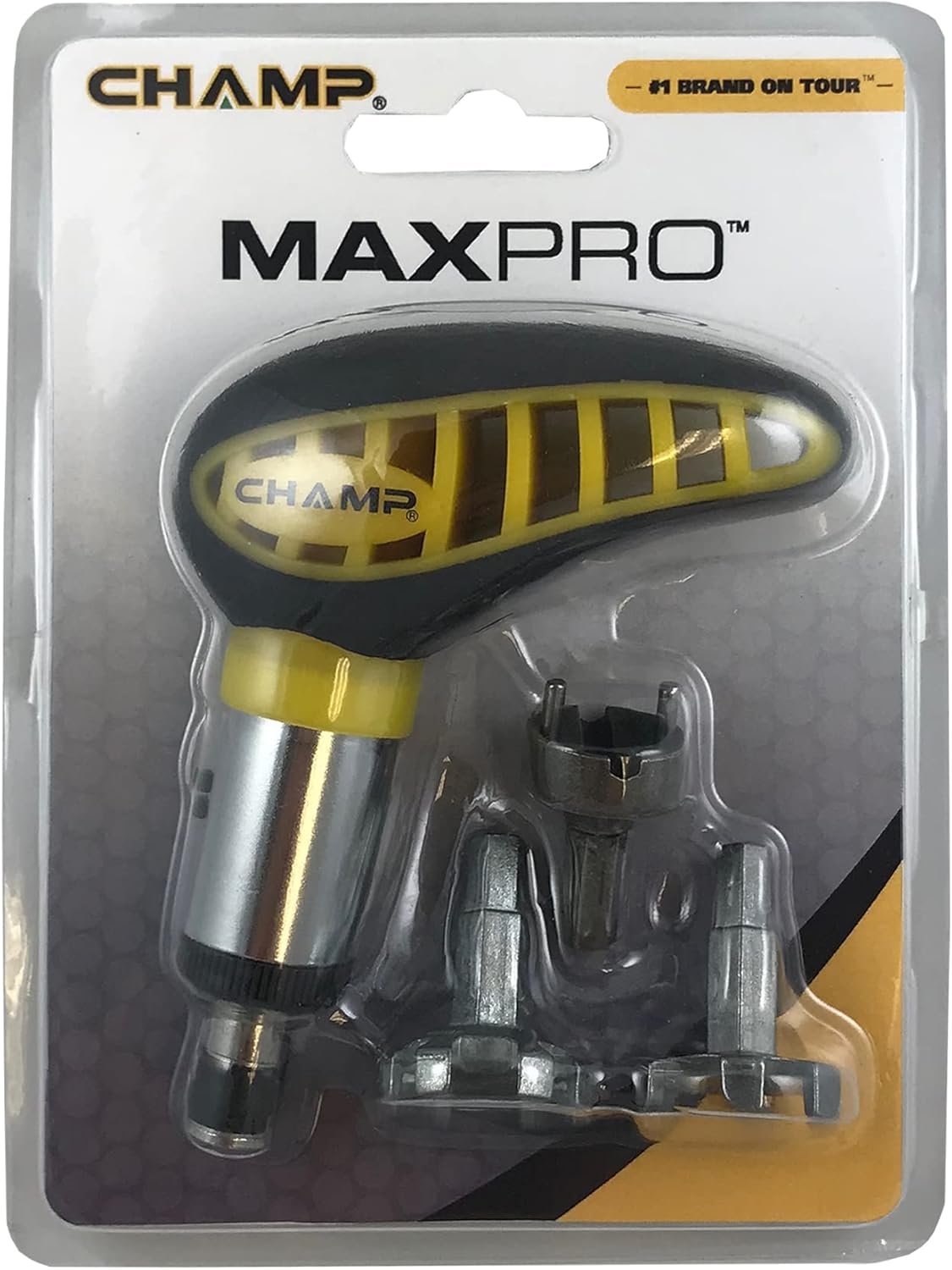 Champ Golf Spikes Maxpro Wrench , Black and Yellow
