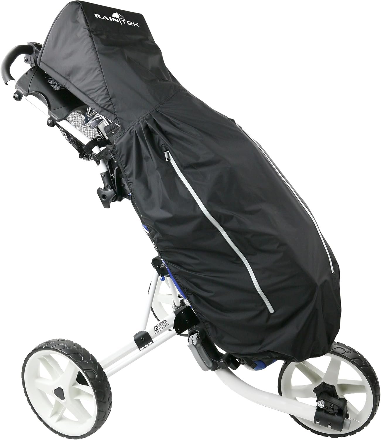 RainTek, Waterproof Golf Bag Rain Protection Cover with Hood, For Golf Push Carts, Golf Cart Accessories, Made to Keep Your Golf Gear Dry