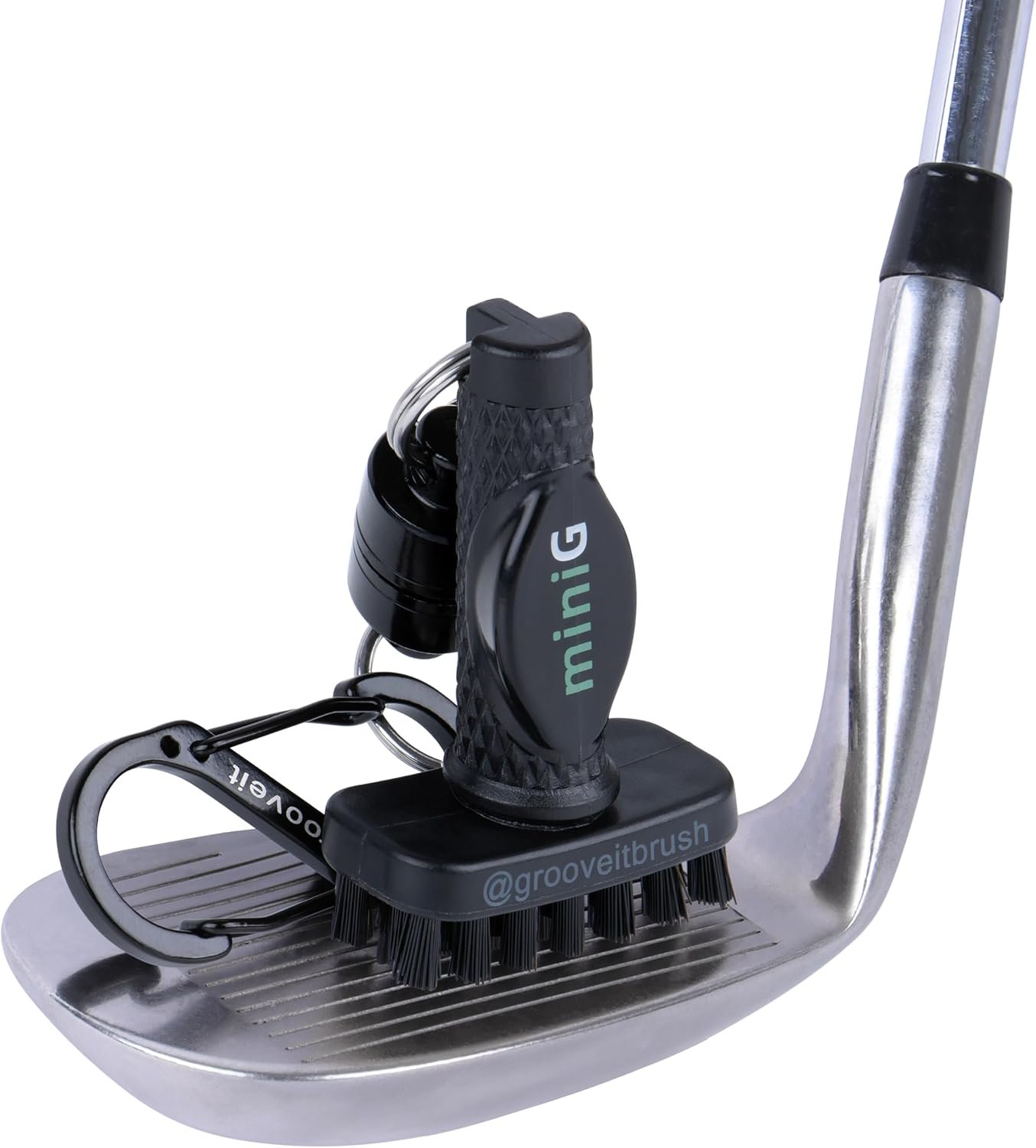 Grooveit Mini Golf Brush The Small MiniG ‘Dry Scrubber’ Features A Detachable Magnet, Heavy-Duty Nylon Bristles, and 3-Yr Warranty – Used On All Professional Golf Tours – Golf Accessory of 2023