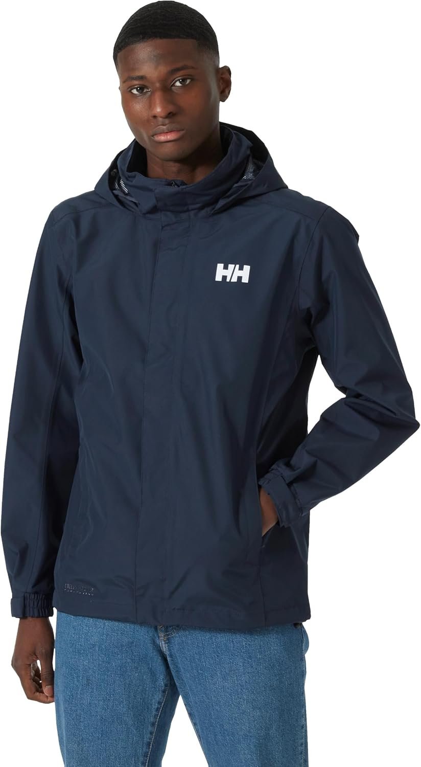 Helly-Hansen mens Dubliner Waterproof Windproof Breathable Rain Coat Jacket