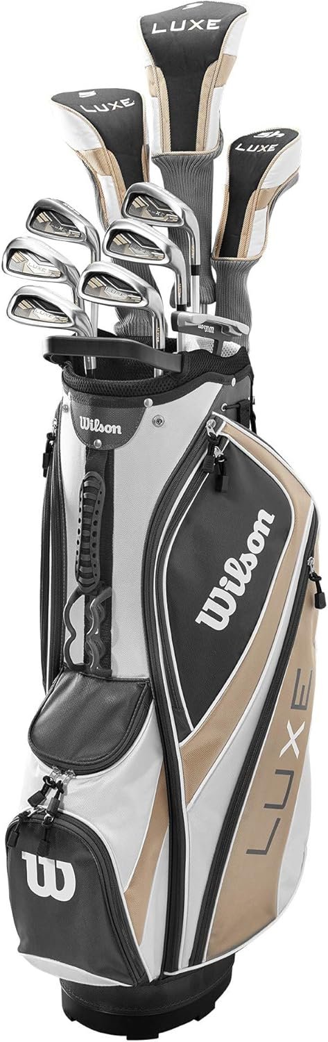 Wilson Women’s Complete Golf Club Cart Bag Package Sets – Ultra, Ultra Plus, Luxe