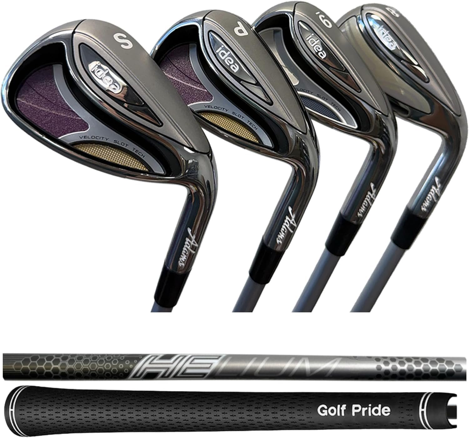 Adams Idea #8, #9, PW & SW Iron Set, Helium 50g Ladies Flex Shaft