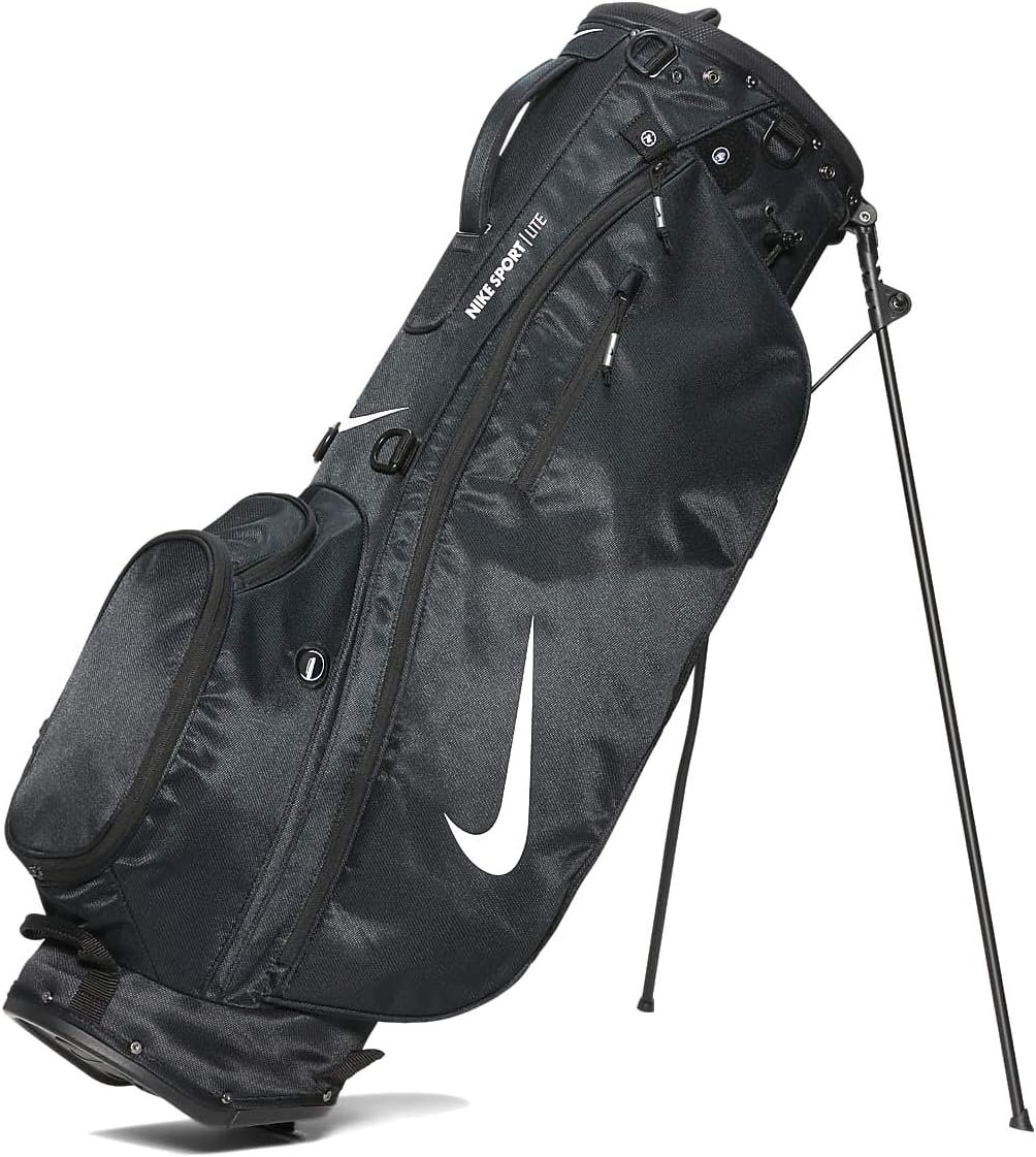 Nike Golf Stand Bag – Air Hybrid, Sports, Lite – Unisex (Sport LITE – Black (5-Divider))