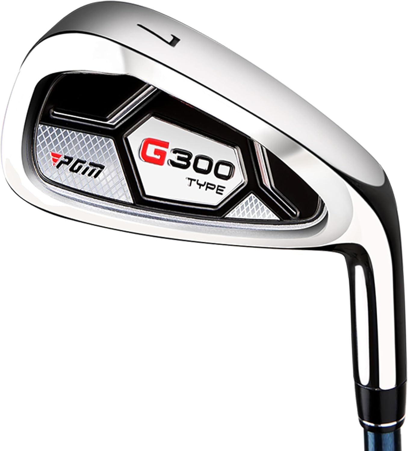 PGM 7 Piece Men’s Golf Iron Set and Sigle Club for Right Handed, Forgiving Design Sets with Precision Balanced Shaft and Easy Control Grip Include Golf Club Iron 5 to 9 PW SW