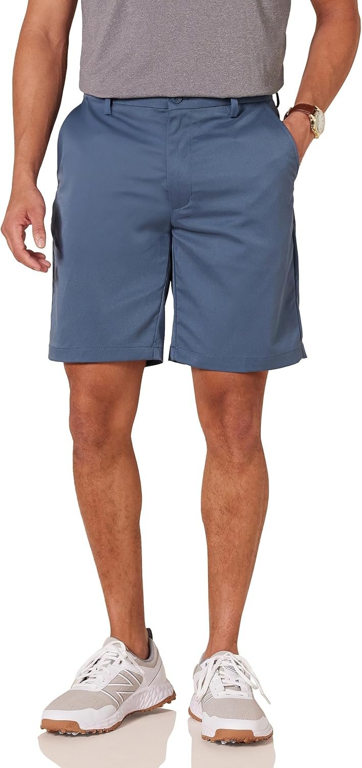 Amazon Essentials Men’s Classic-Fit Stretch Golf Shorts with Moisture-Wicking, Active Waistband