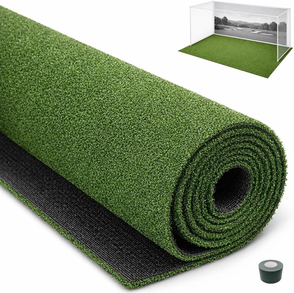 DCQ Golf Simulator Turf Flooring, Golf Mat for Indoor, Golf Simulator Accessories, Putting Turf