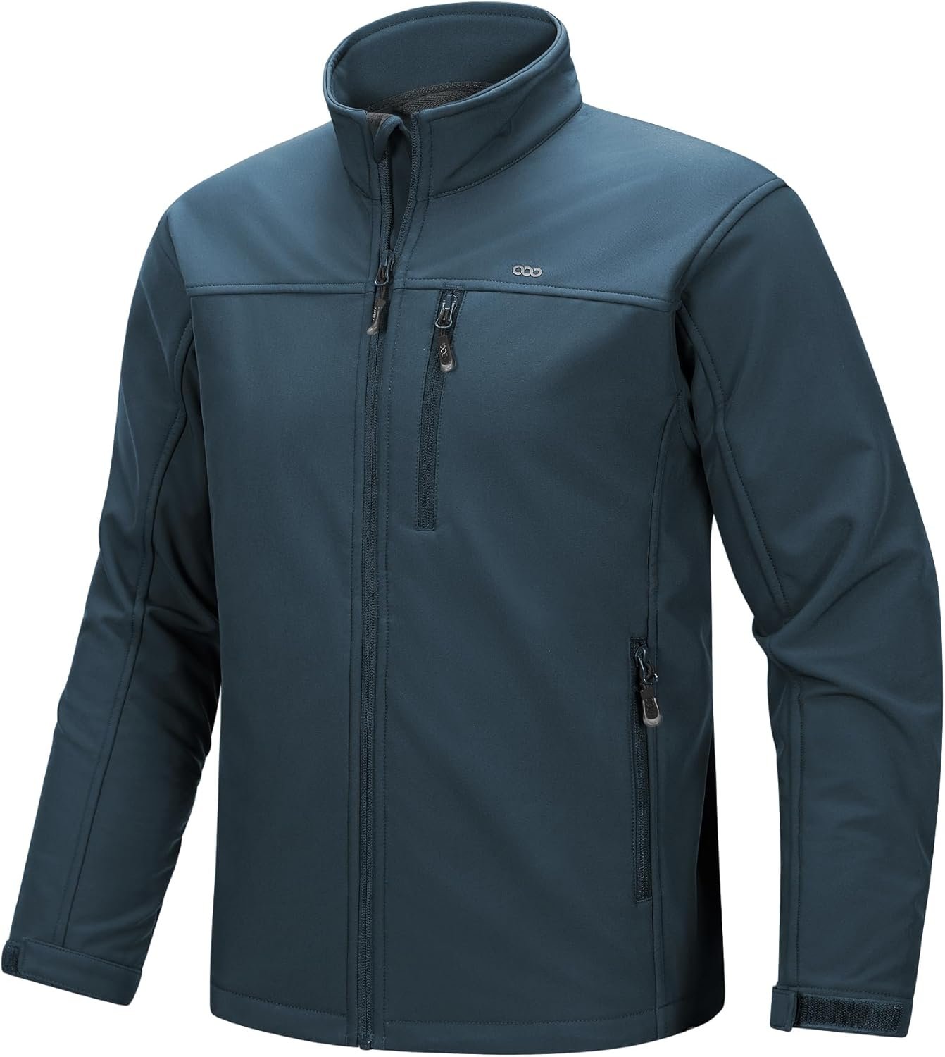 33,000ft Men’s Waterproof Softshell Jacket Warm Fleece Lined Windbreaker Lightweight Soft Shell for Travel Hiking Golf