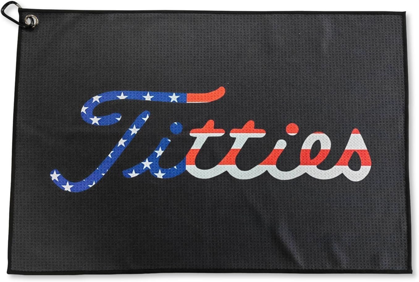 Syren Premium Funny Microfiber Towel with Clip Holder – Exclusive Golf Accessory for a Fun Golfing Experience