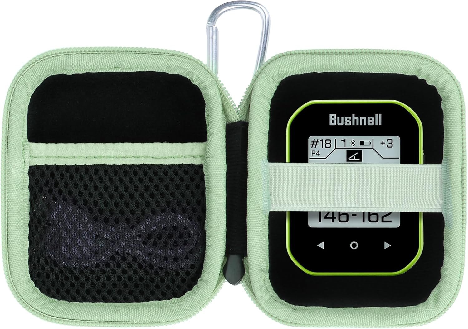 Lebakort Storage Case Compatible with Bushnell Golf Phantom 3 2 Slope/Swami KISS 2.0 Handheld Golf GPS Ragnefinder (Neon Green Case)