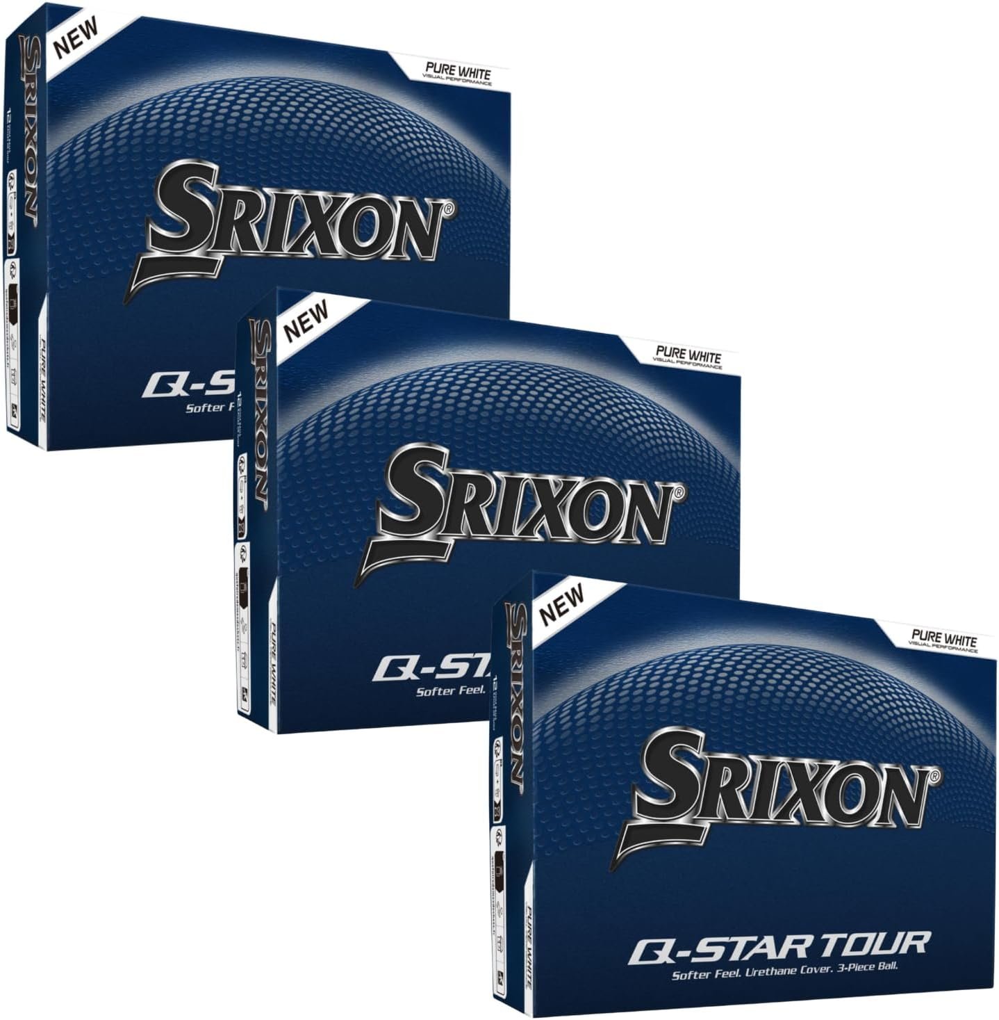 Srixon Q-Star Tour 6 Golf Balls, 36 Pack (White)