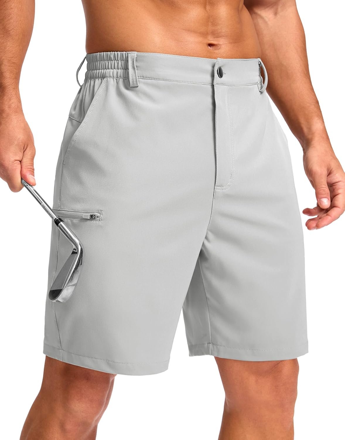G Gradual Men’s Casual Shorts 7″/ 9″/ 5″ Lightweight 4 Pockets Stretch Quick-Dry Summer Shorts for Golf Work Hiking Trips