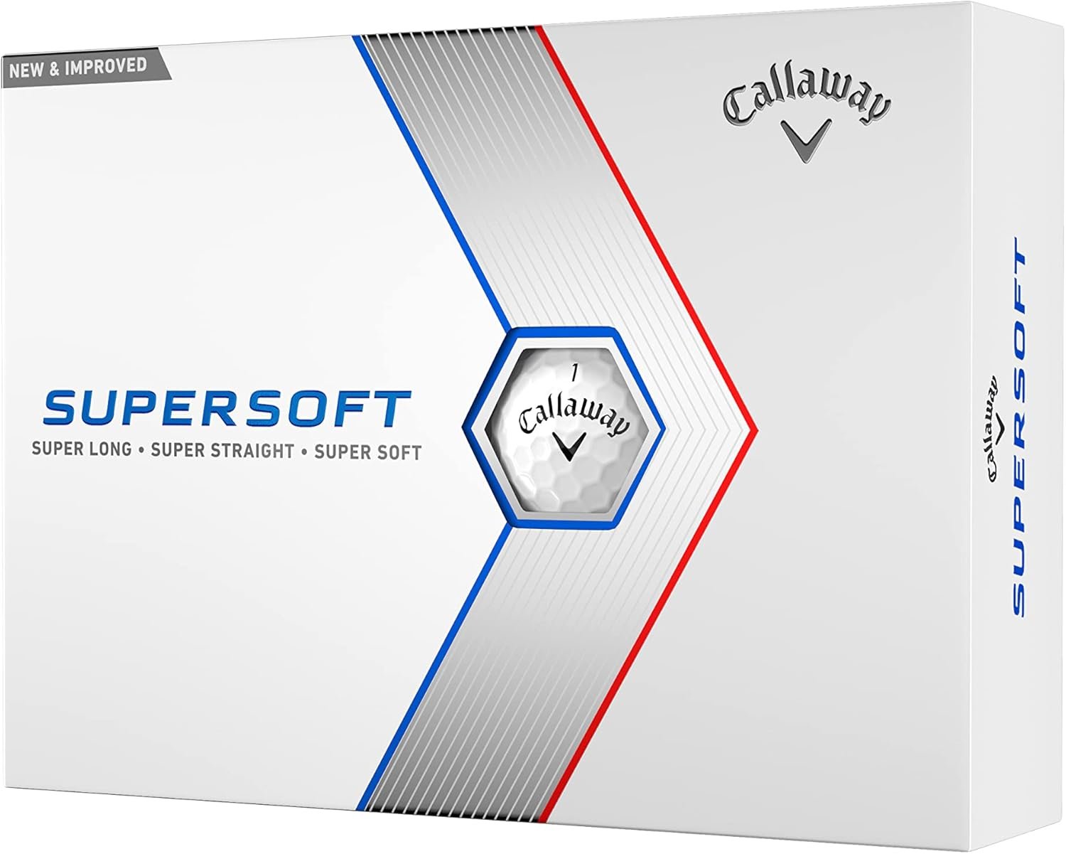 Callaway Golf Supersoft Golf Balls (2023, White)