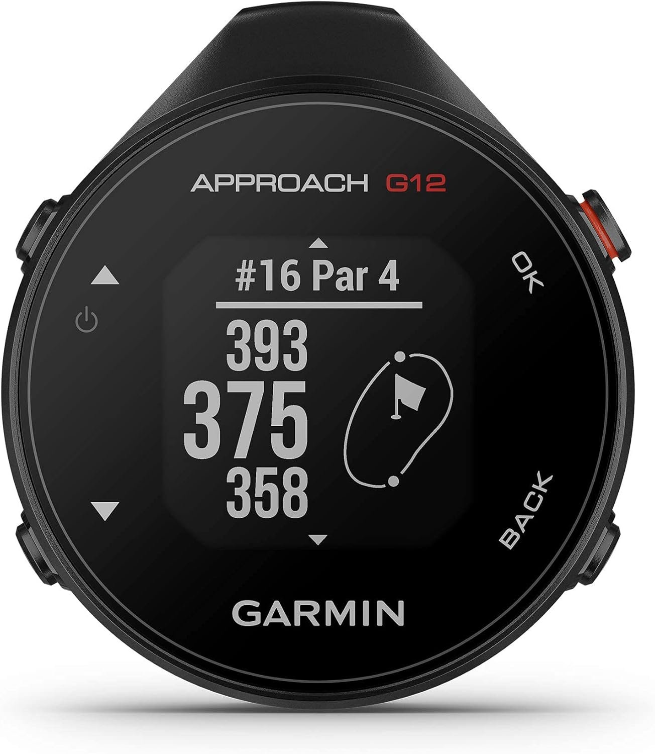 Garmin Approach G12, Clip-on Golf GPS Rangefinder, 42k+ Preloaded Courses, 010-02555-00 (Renewed)