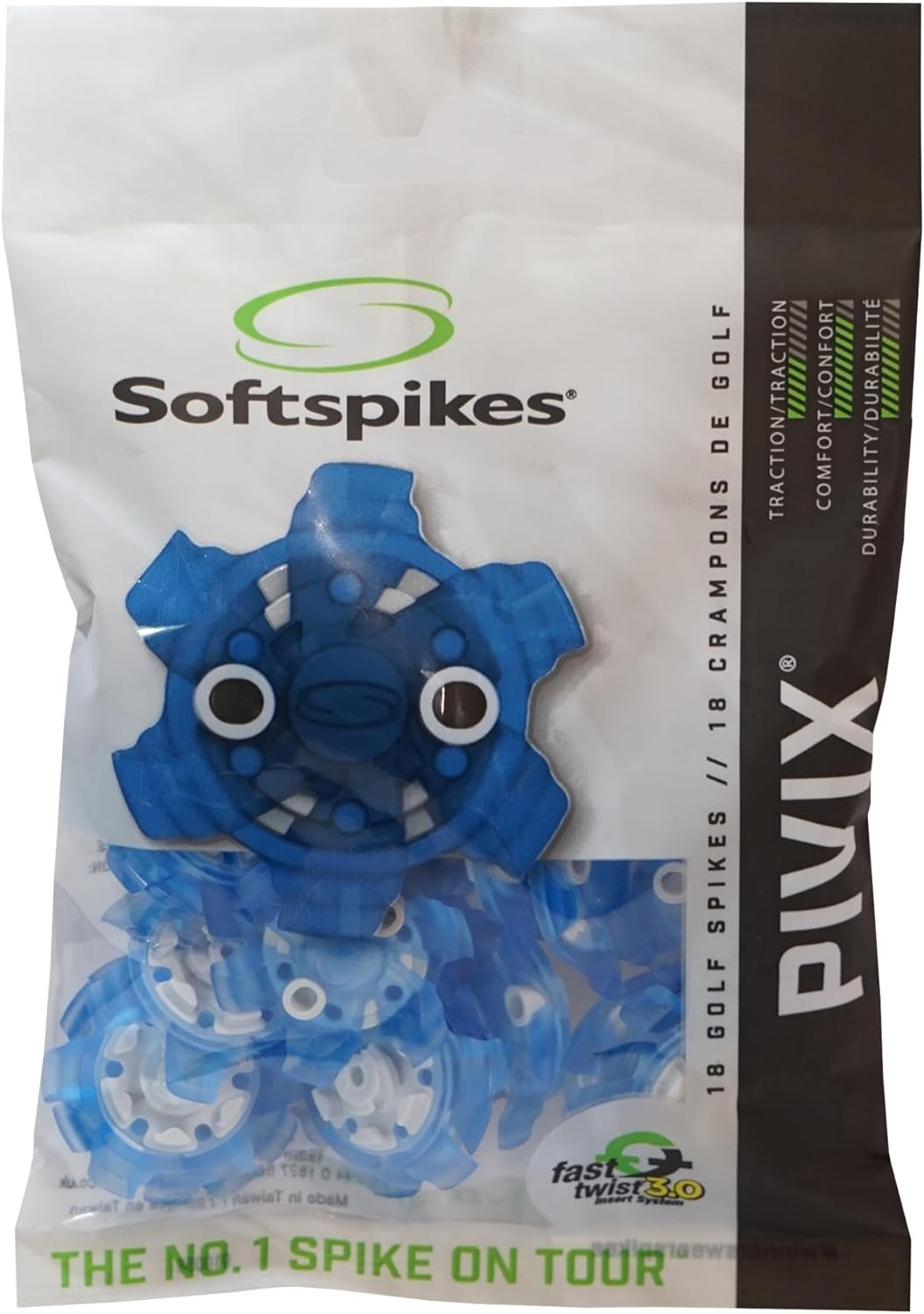 Softspikes PiViX Golf Cleats – Fast Twist 3.0-18 Count