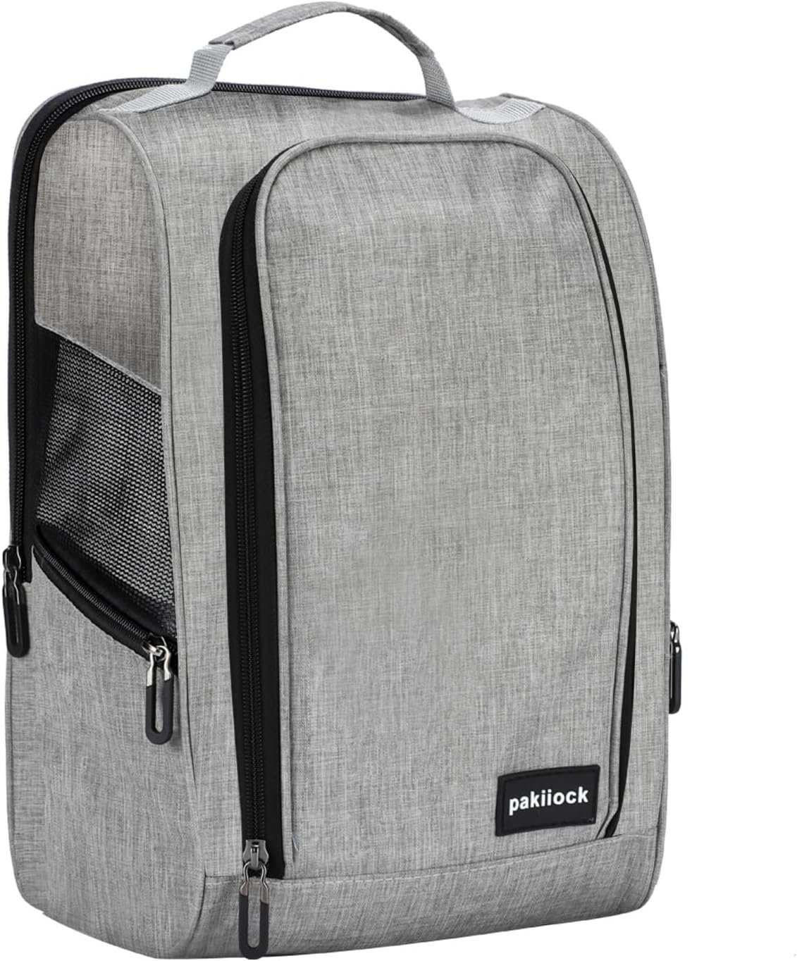 Golf Shoe Bag Zippered travel sport shoe bags With Mesh Ventilation, large back pocket and side pocket for men women