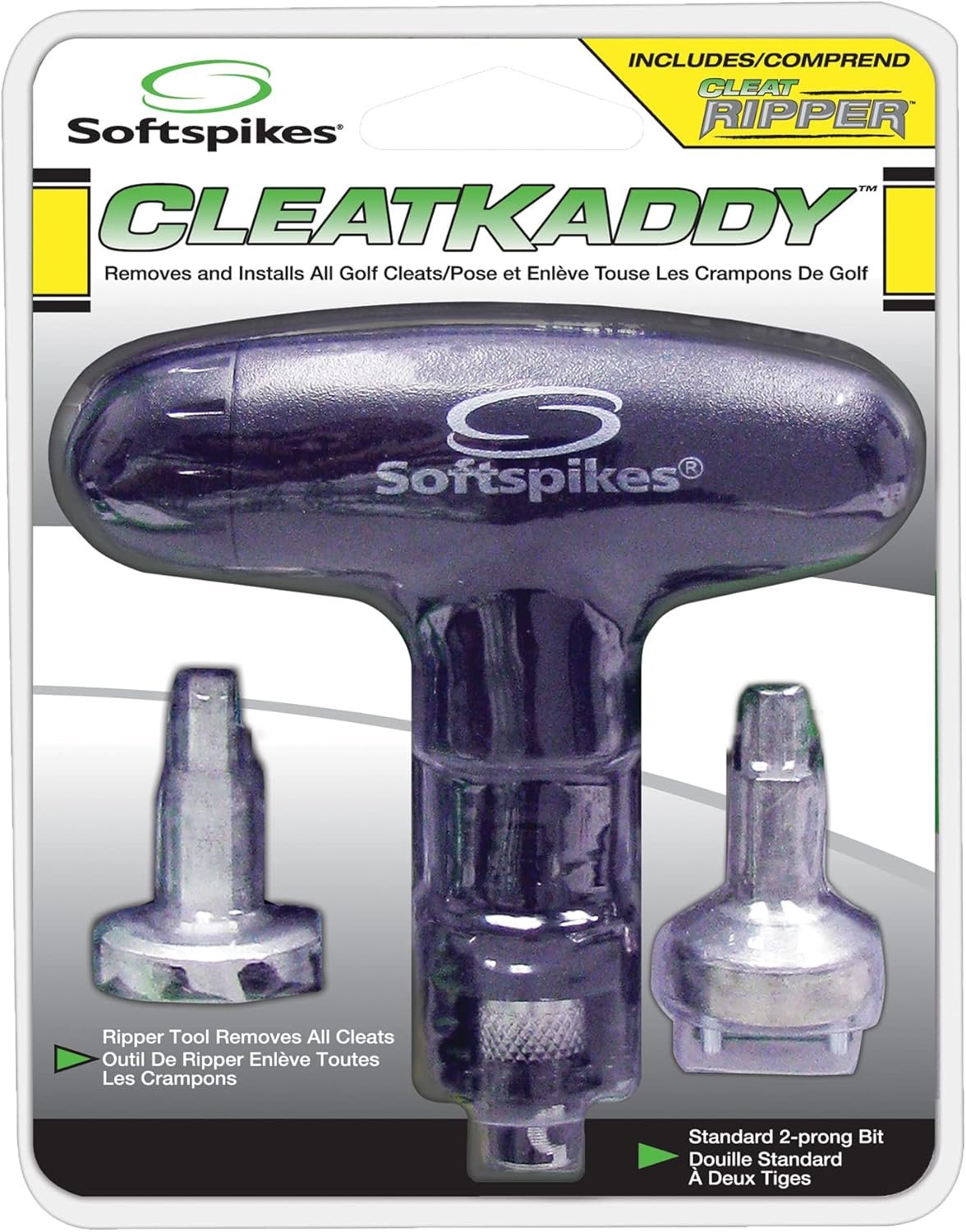 Softspikes Golf Cleat Kaddy – Attachments to Both Remove & Install Golf Spikes Quickly – Compatible with Any Insert System