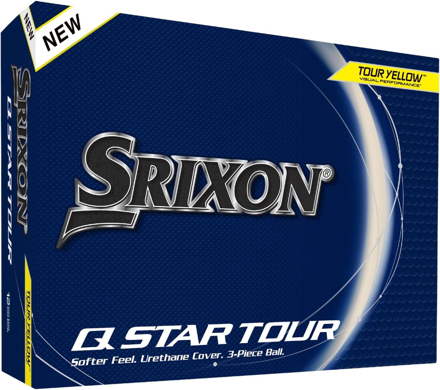 Srixon Q Star Tour 5 Golf Balls, Yellow