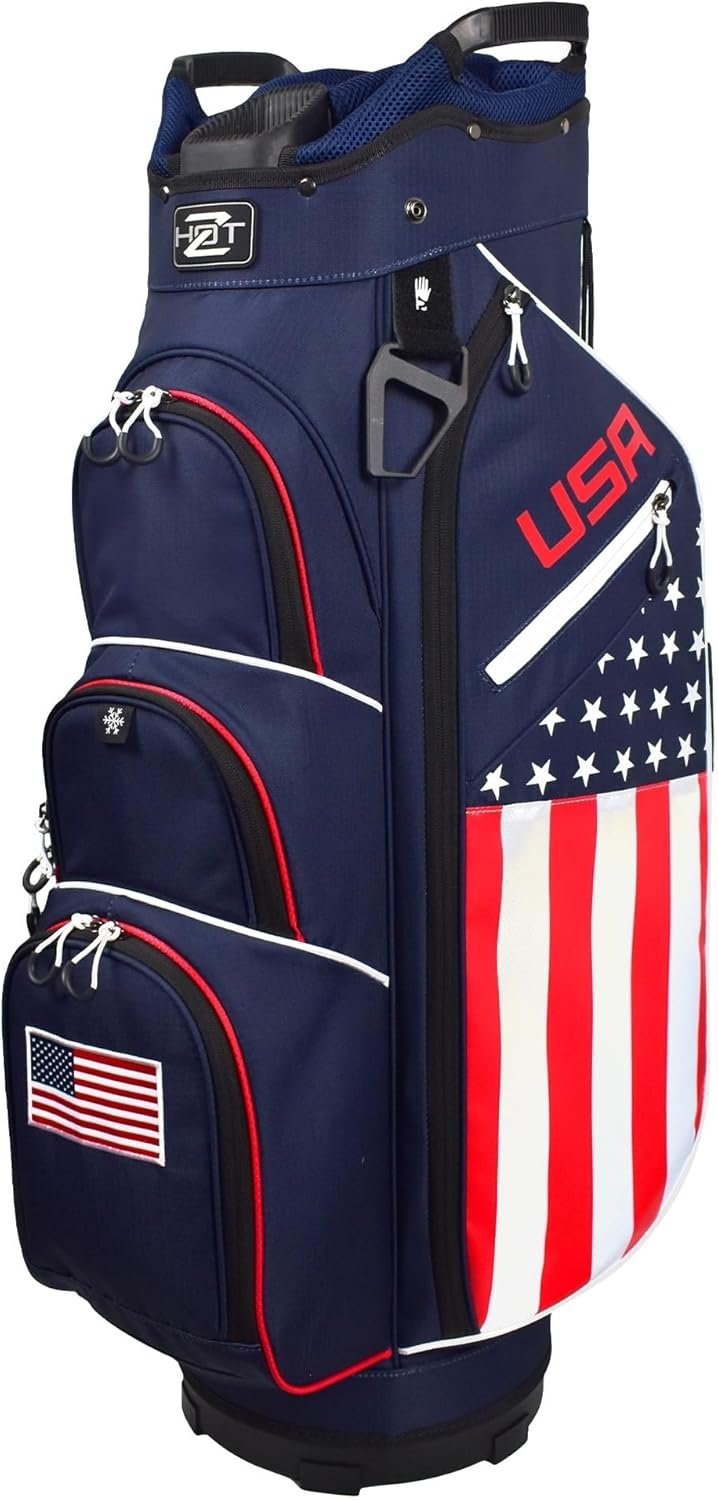 Hot-Z Golf USA Flag Cart Bag