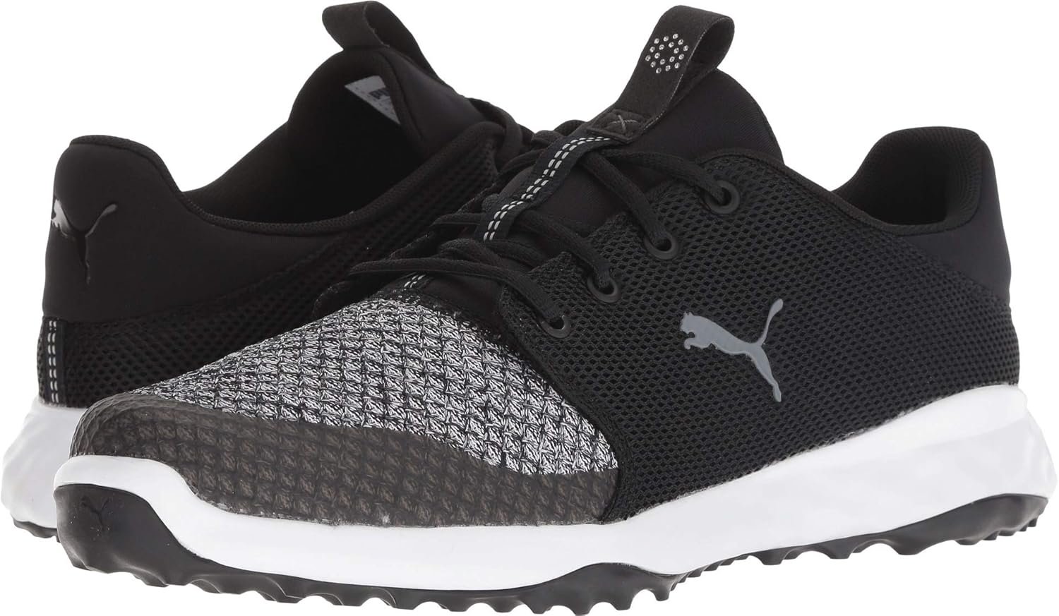 Puma Golf Men’s Grip Fusion Sport Golf Shoe, Puma Black-Quiet Shade, 13 M US