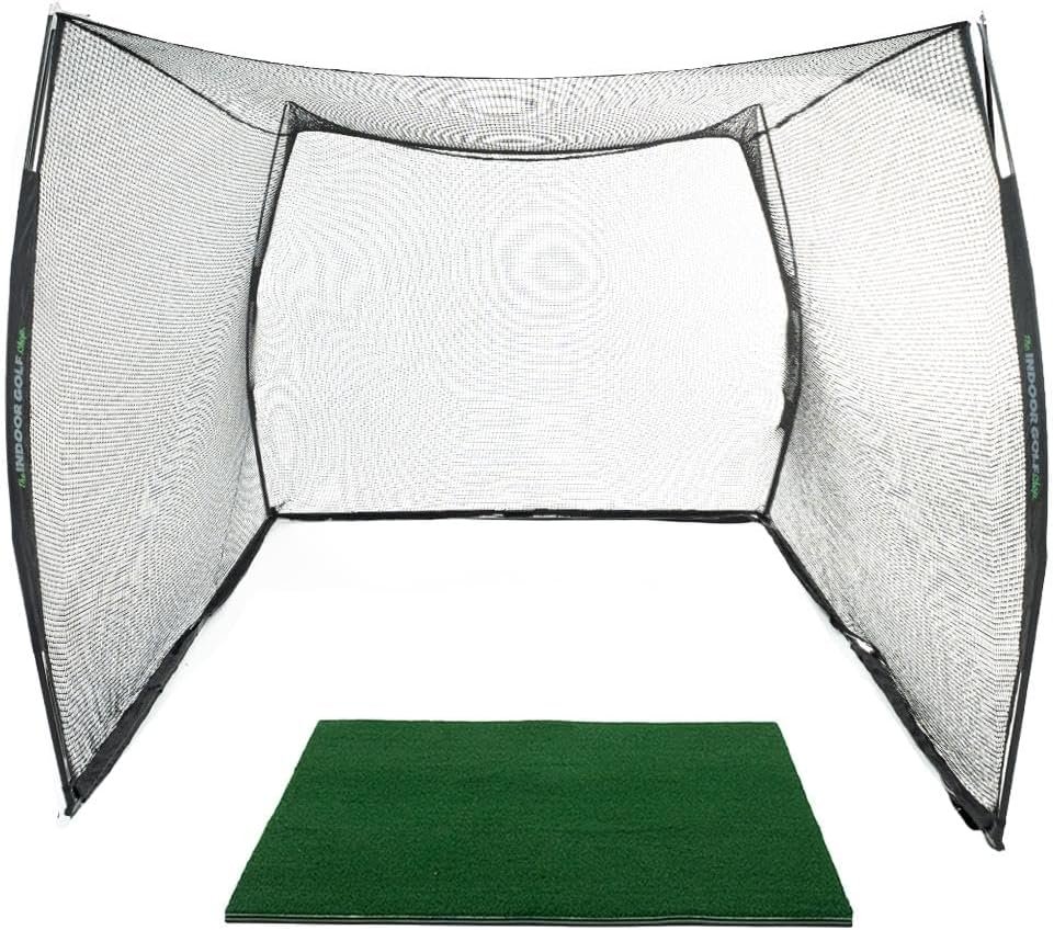 The Indoor Golf Shop – Hitting Net with Target Knotless Golf Net for Indoor and Outdoor Practice – Arrives Ready to Assemble and Use