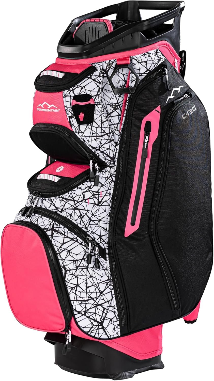 Sun Mountain Women’s C130 Lightweight Cart Golf Bag, 14-Way Top, 2026 Model