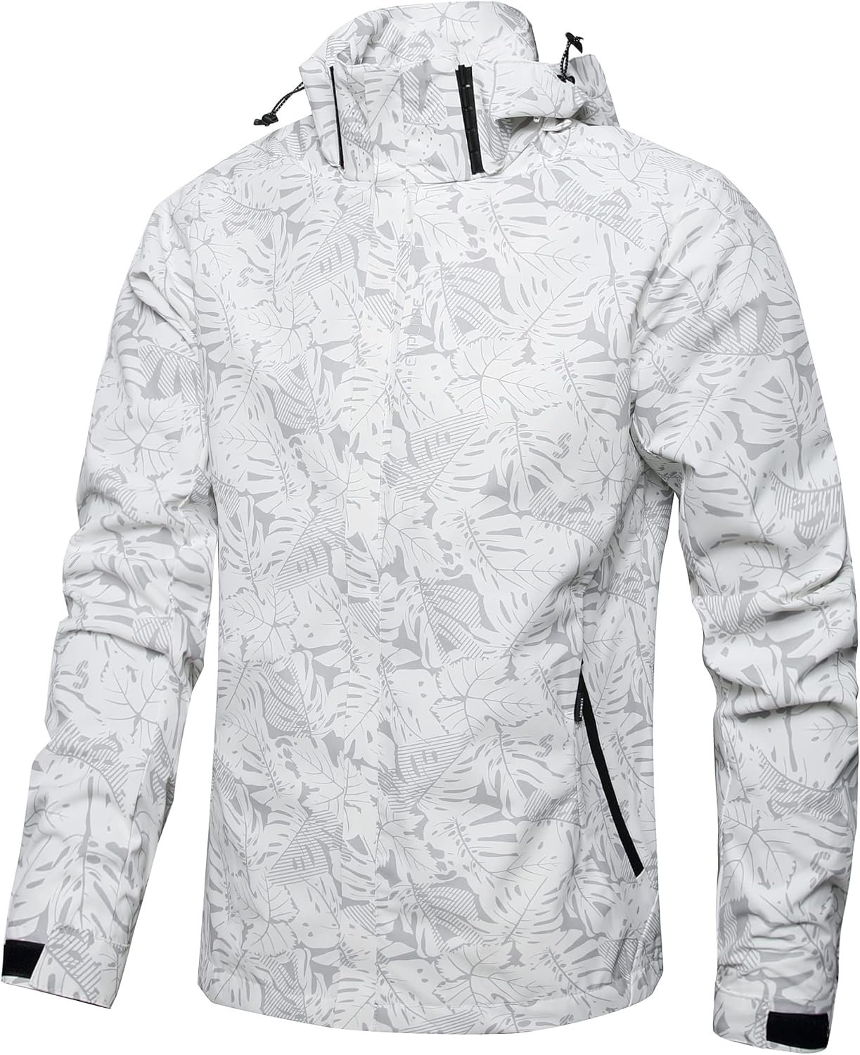 Men’s Lightweight Waterproof Rain Jacket,Shell Hooded Outdoor Raincoat Hiking Windbreake jacket