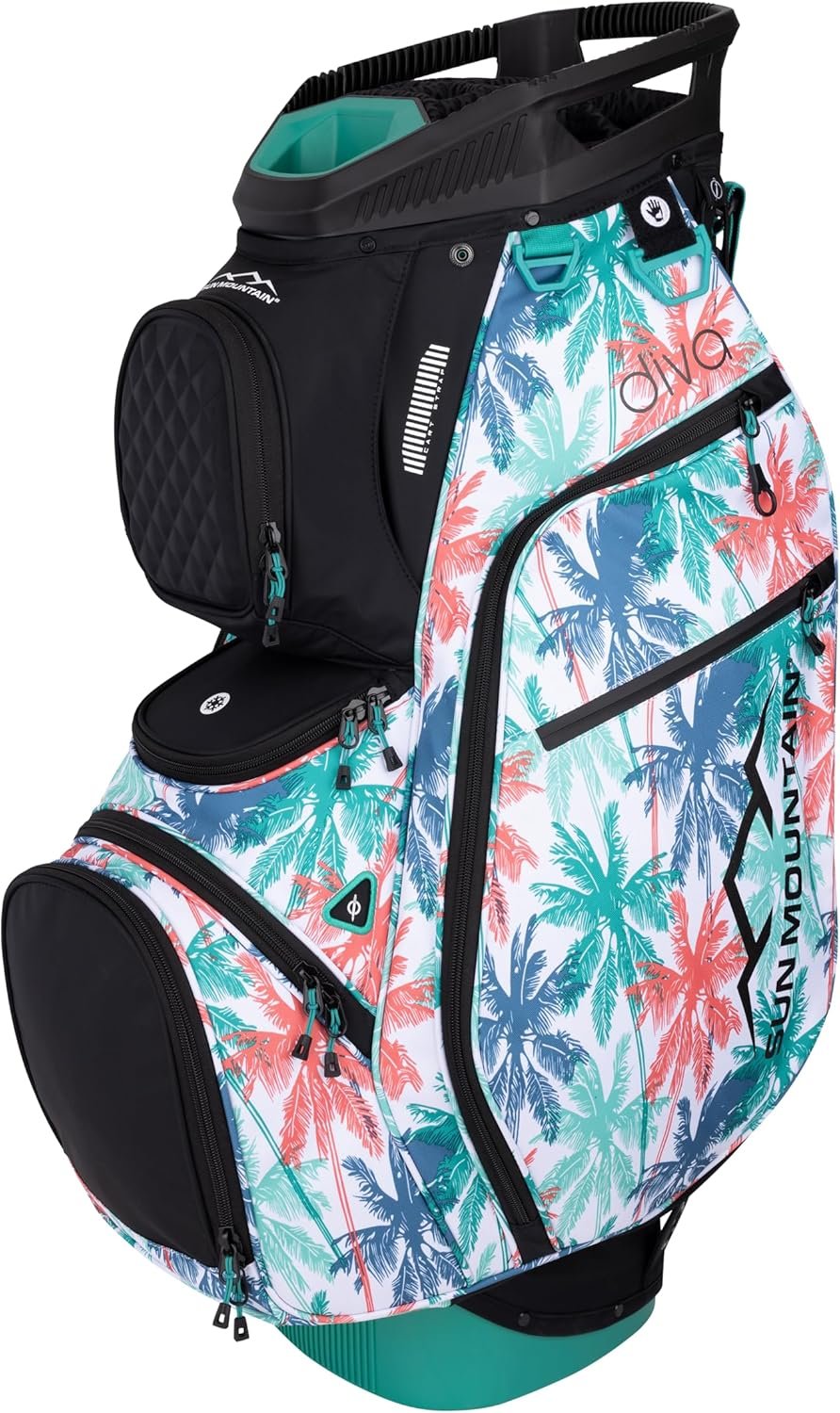 Sun Mountain Women’s Diva Lightweight Cart Golf Bag, 14-Way Top, 2025 Model