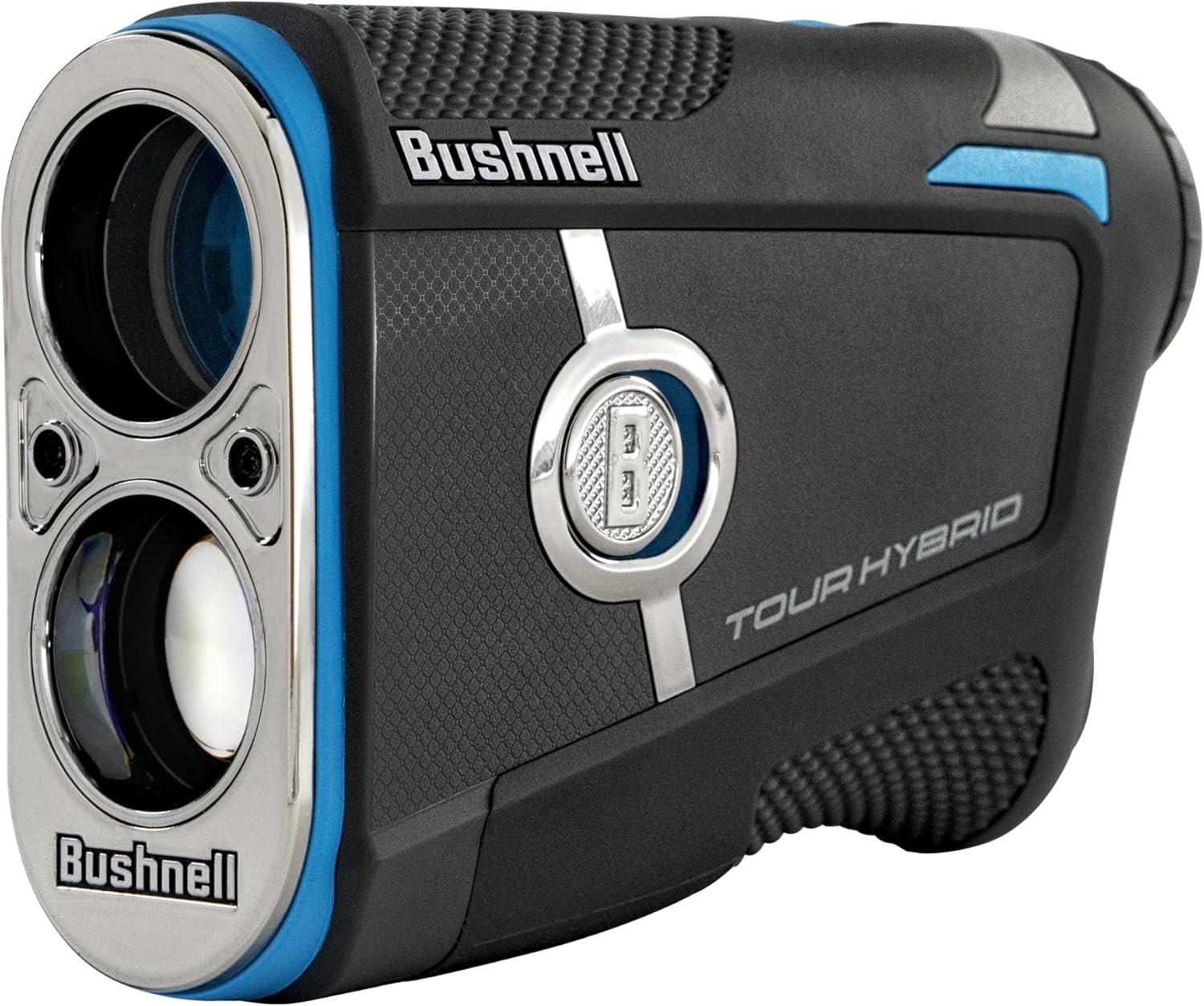 Bushnell Golf Tour Hybrid Laser Rangefinder – GPS, Slope Compensation, Pinseeker w/Visual JOLT Flag Lock, Magnetic Cart Mount, Front/Center/Back Distances, 500+ Yard Range